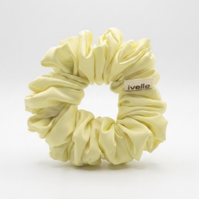 Scrunchie standard butter yellow