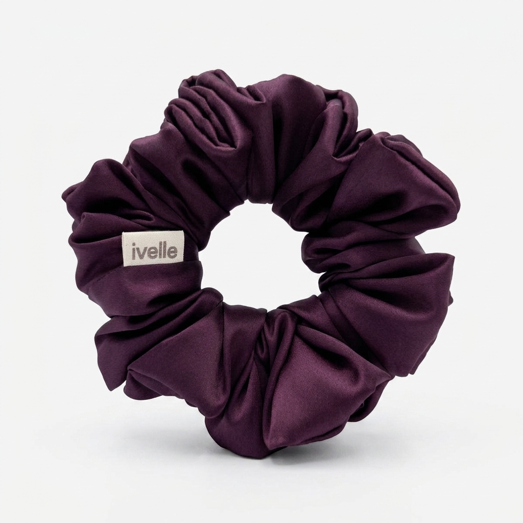 Scrunchie standard plum