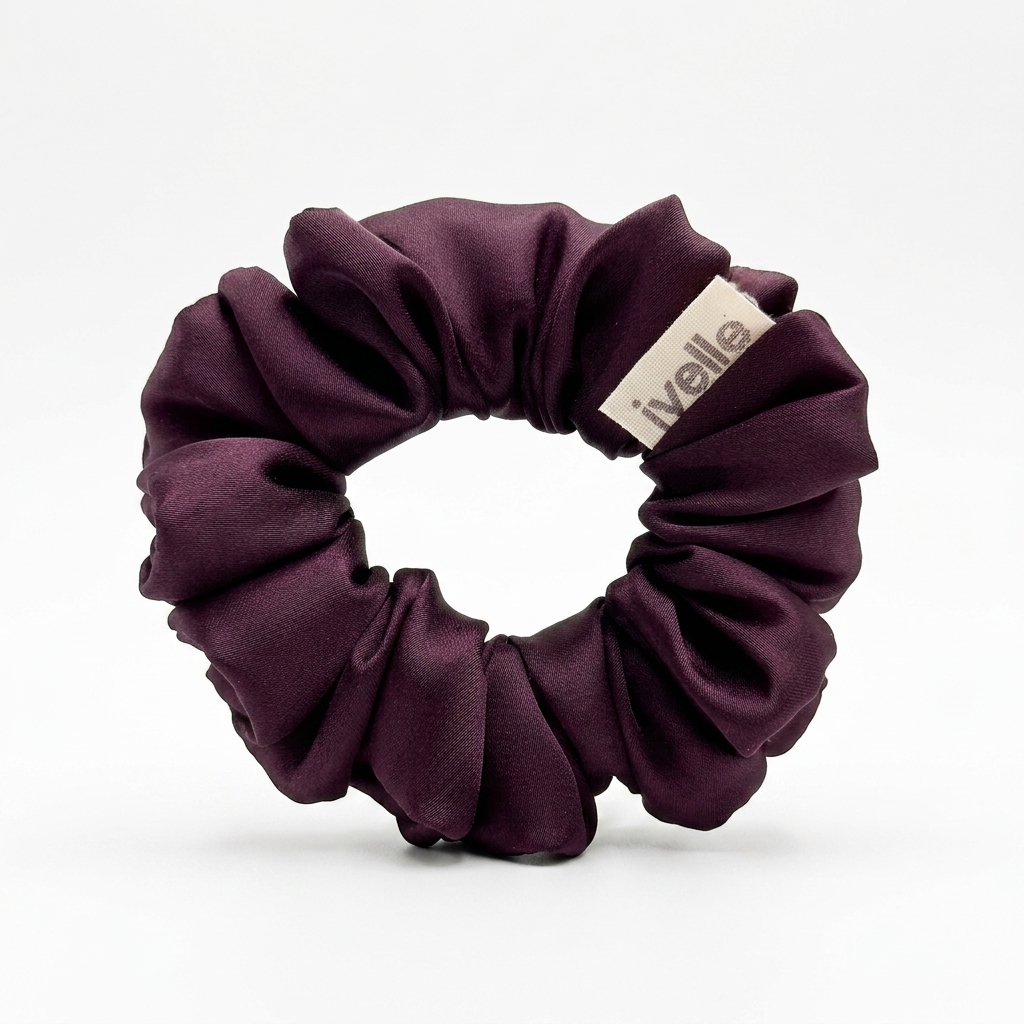 Scrunchie mini plum
