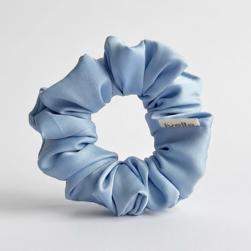 Scrunchie mini baby blue