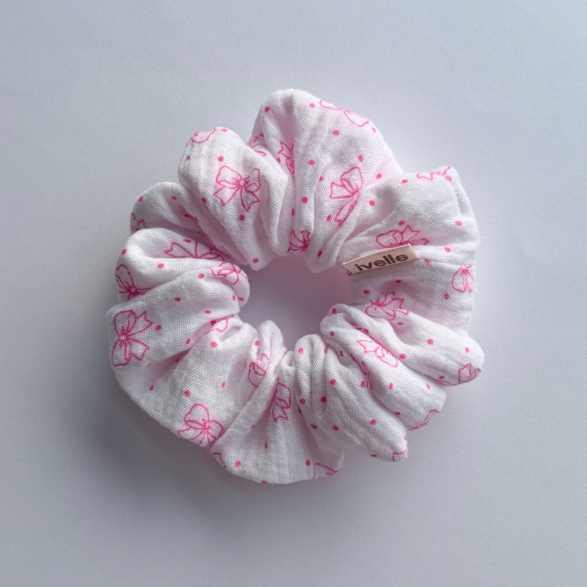 Scrunchie double gaze bow