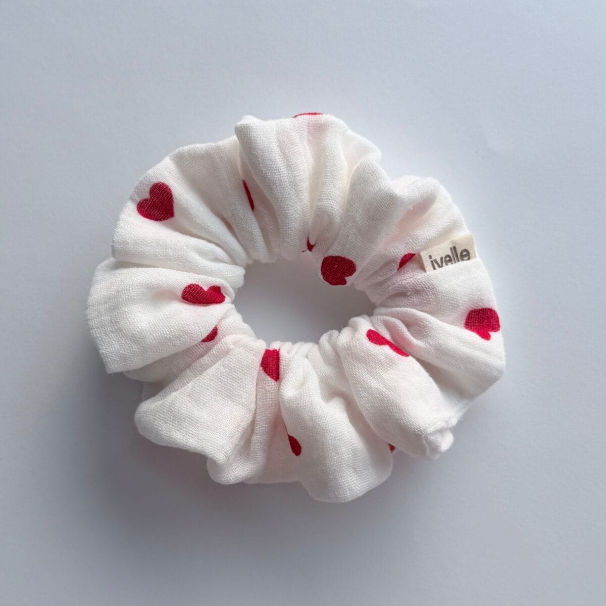 Scrunchie double gaze hearts