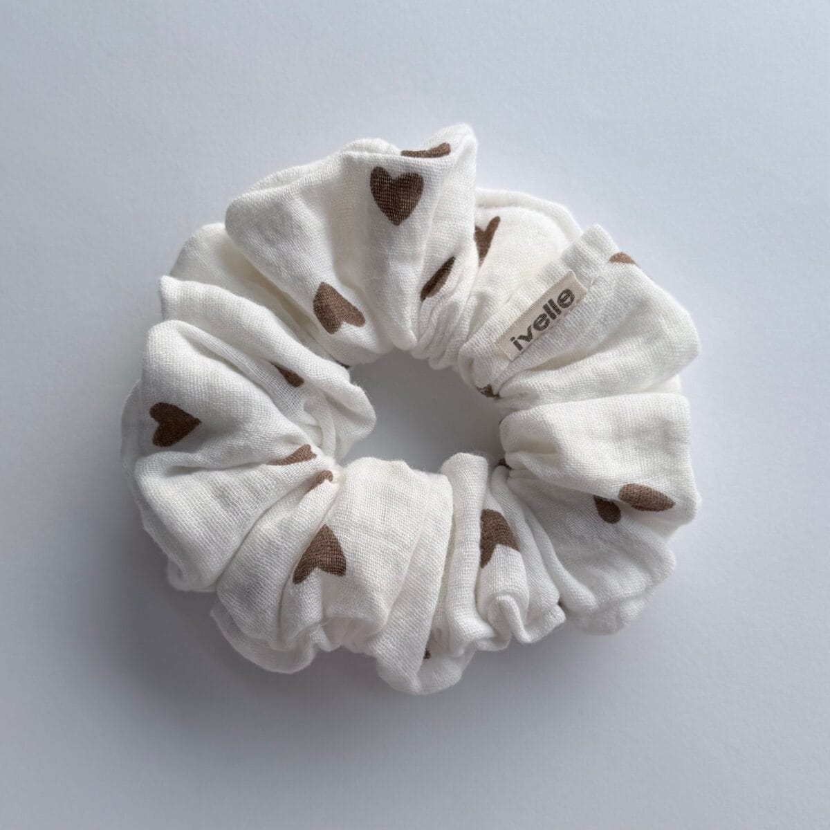 Scrunchie double gaze hearts