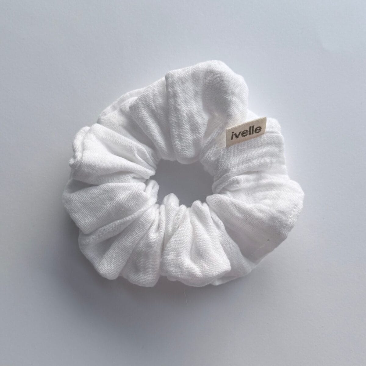 Scrunchie double gaze milky