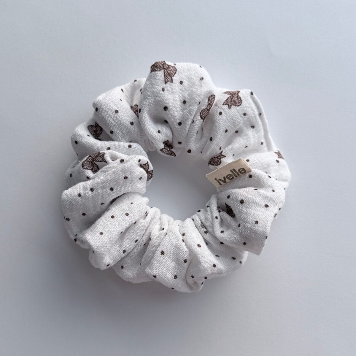 Scrunchie double gaze bow