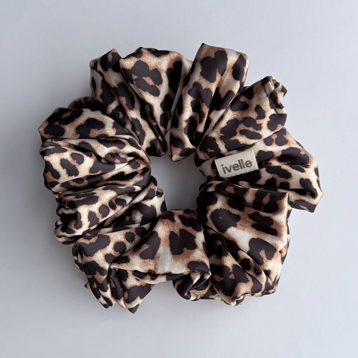 Scrunchie maxi leopard