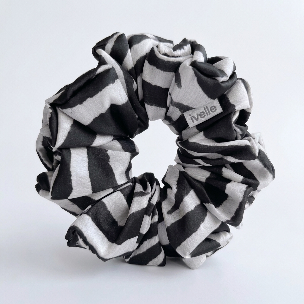 Scrunchie maxi zebra