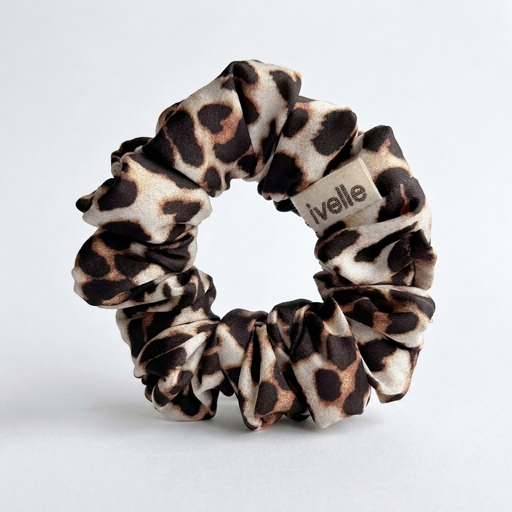 Scrunchie mini leopard