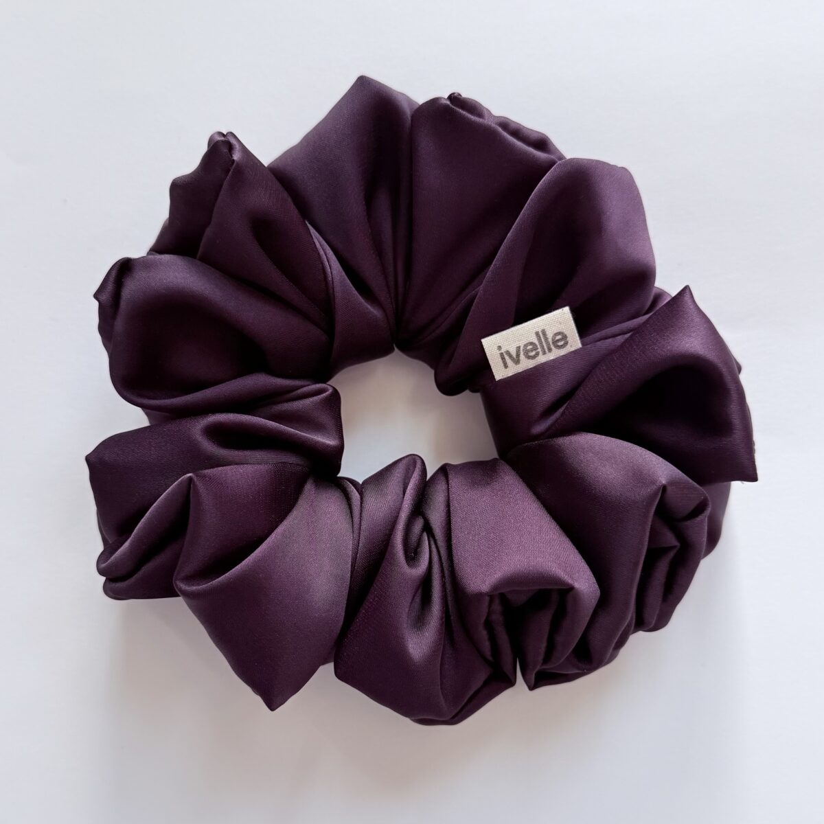 Scrunchie maxi plum