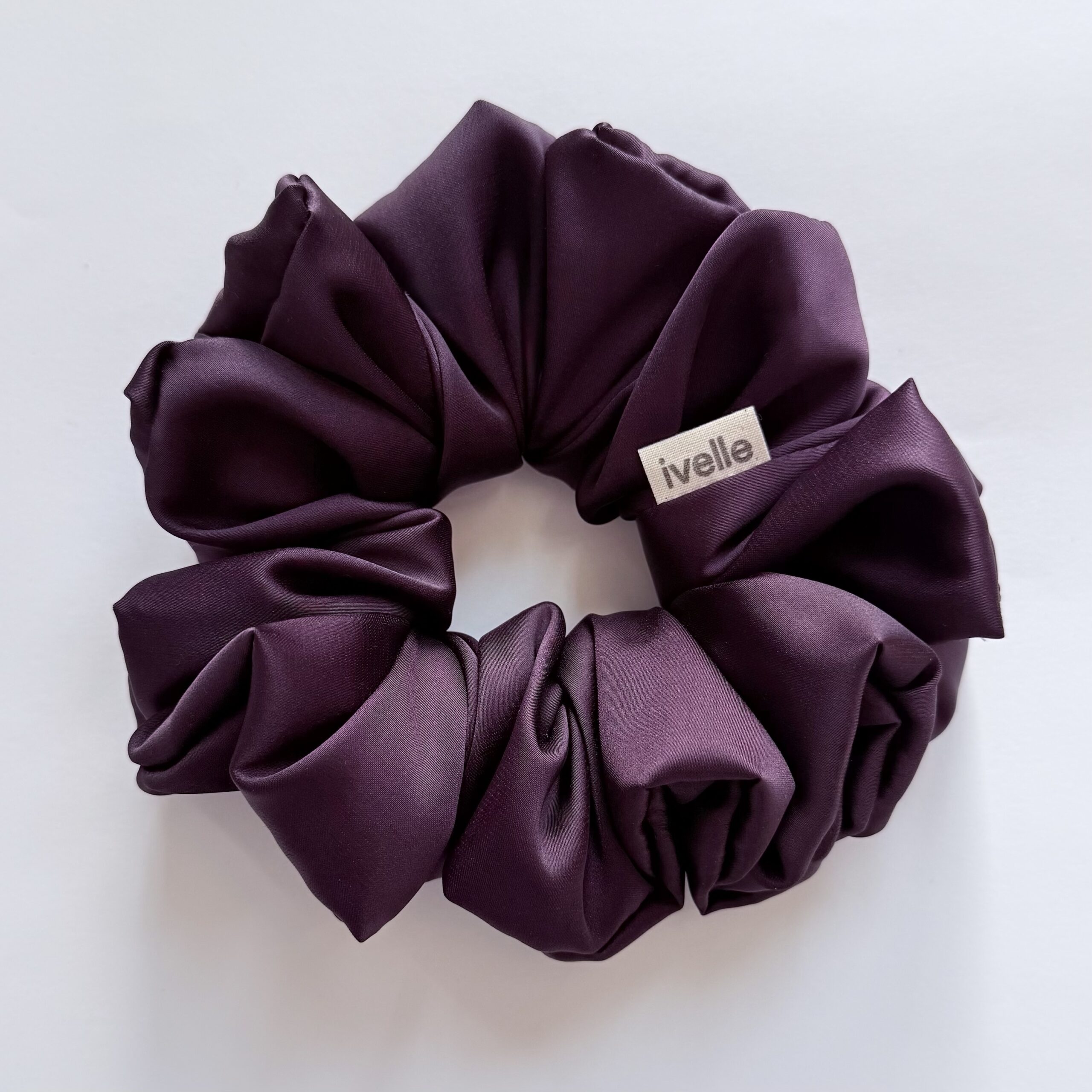 Scrunchie maxi plum