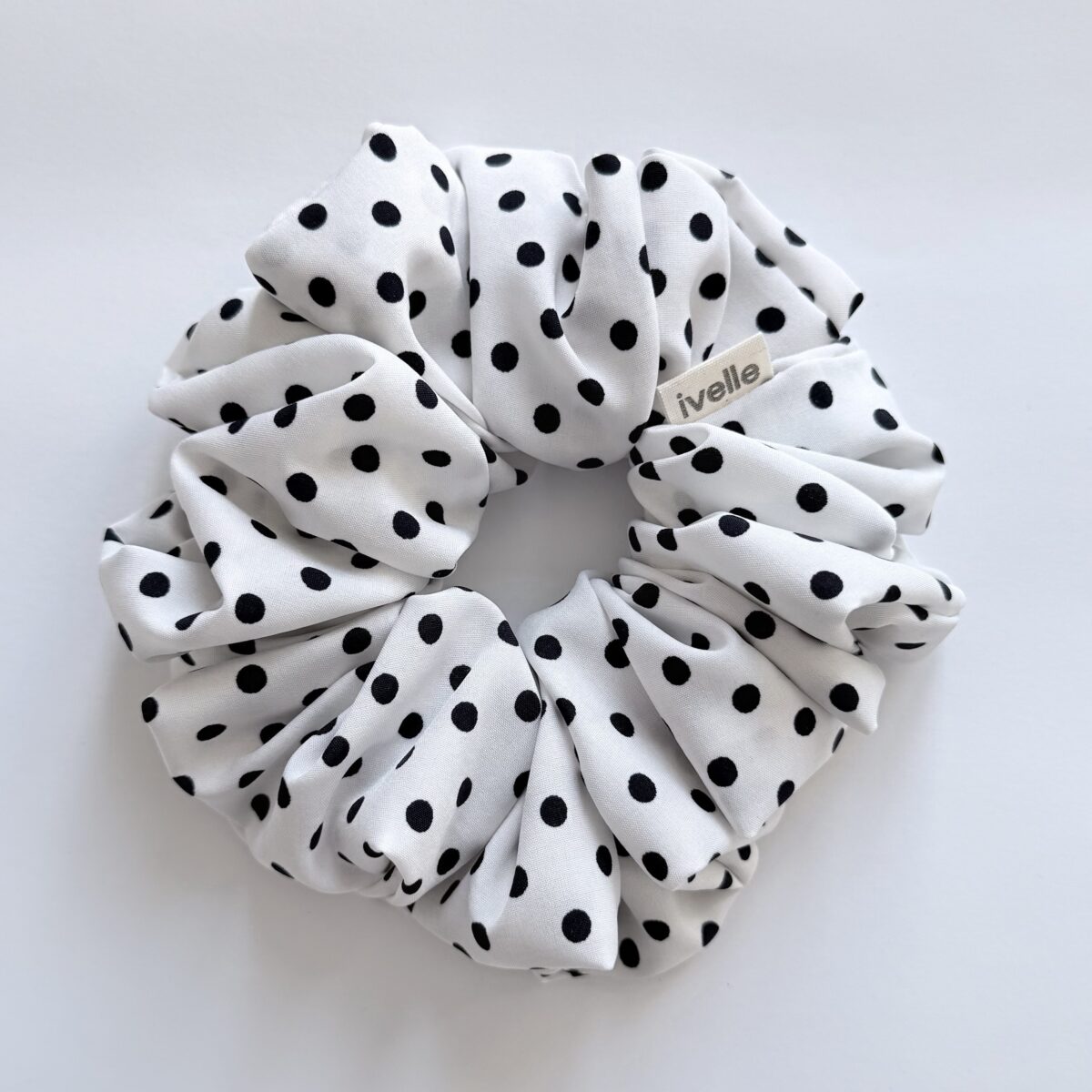 Scrunchie maxi polka dots