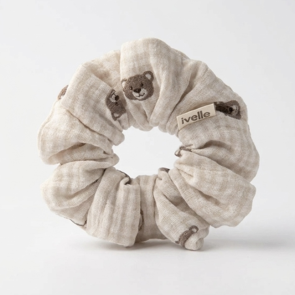 Scrunchie double gaze bear