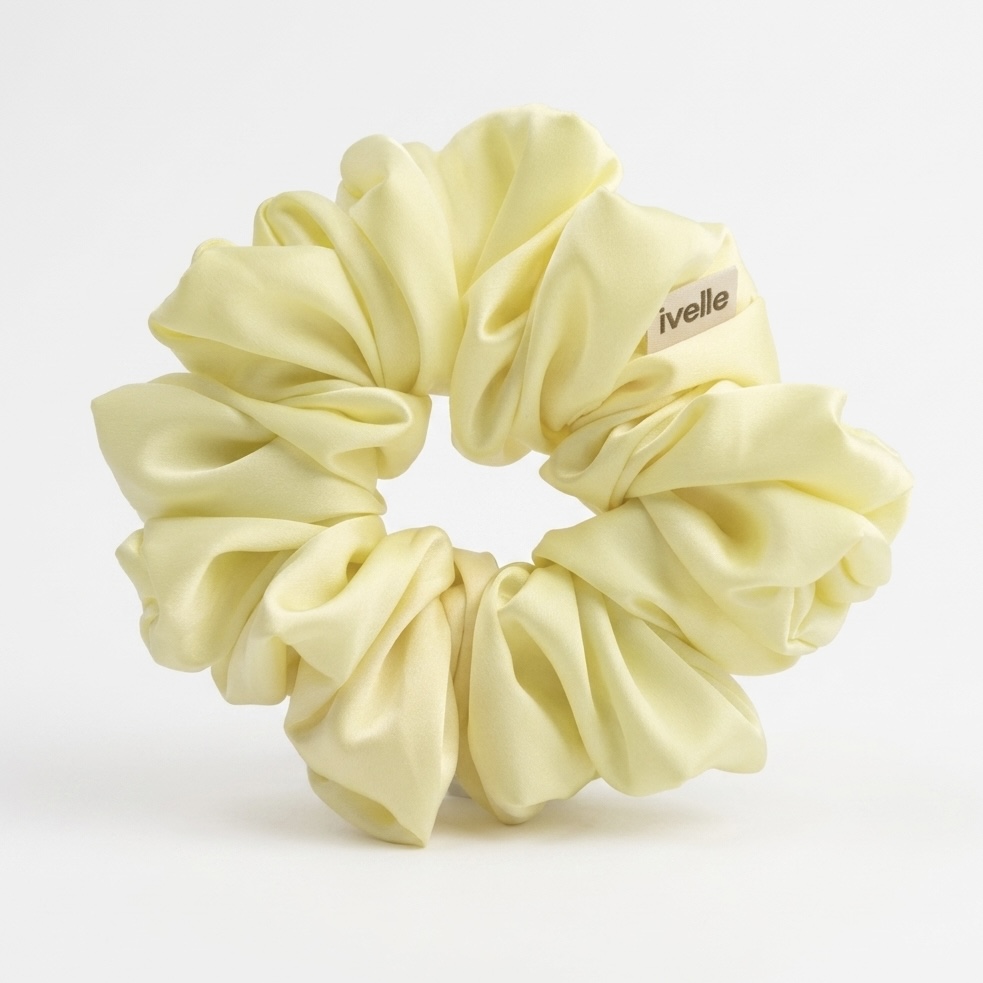 Scrunchie maxi butter yellow