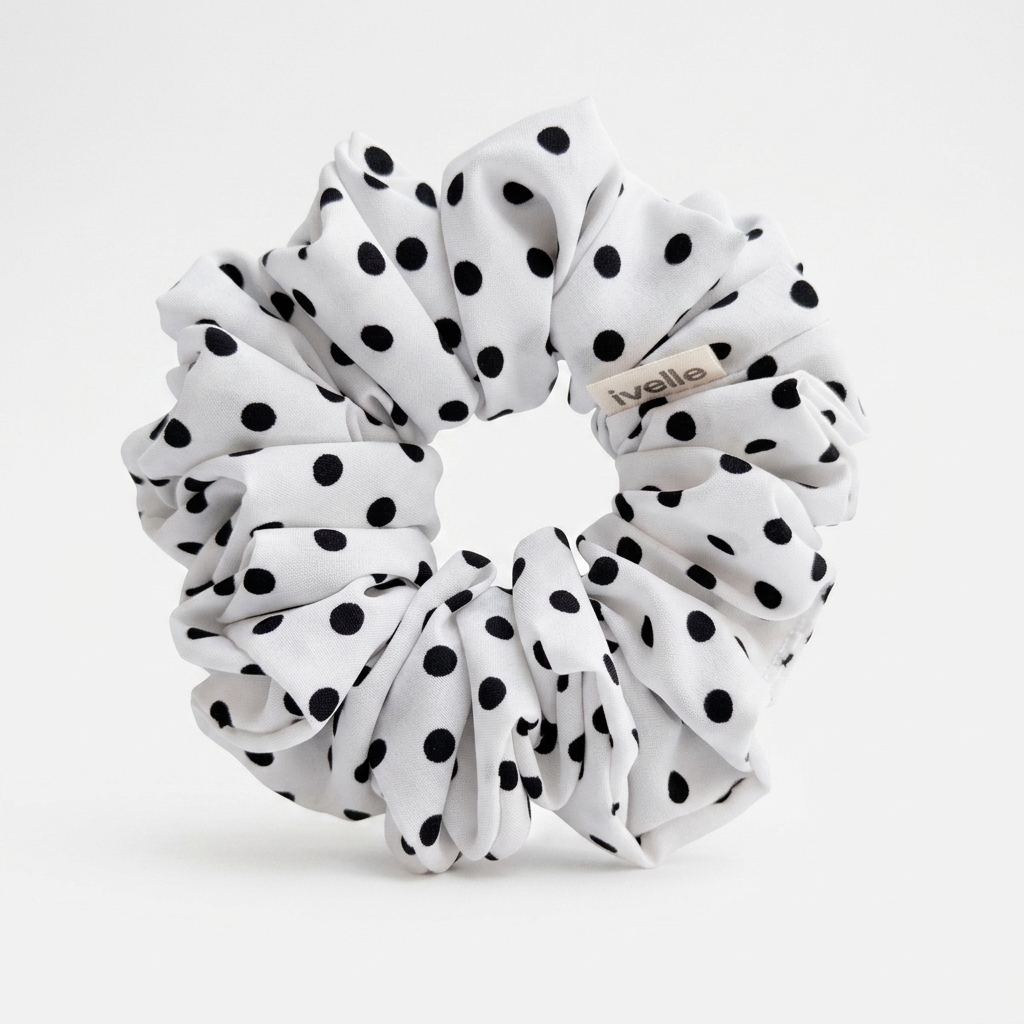 Scrunchie standard polka dots