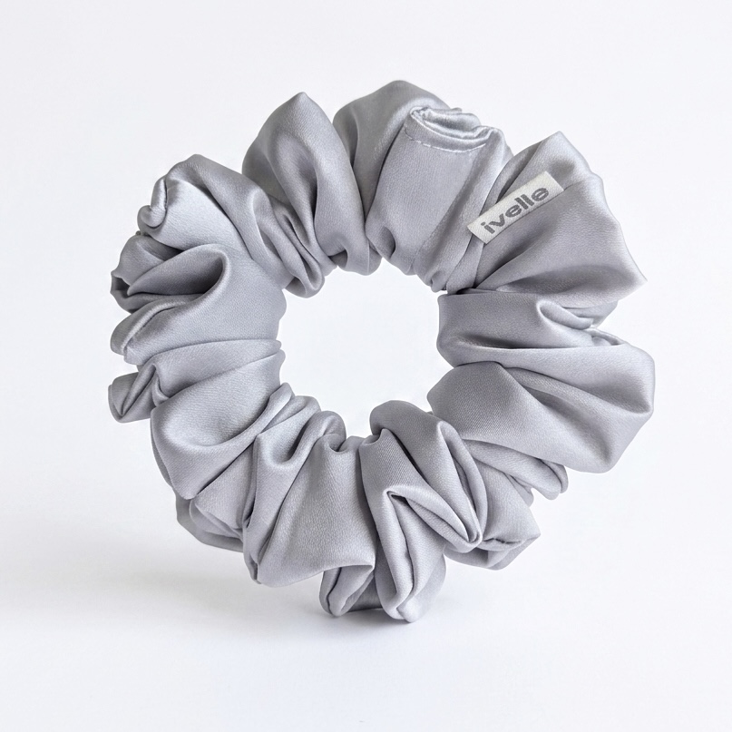 Scrunchie standard silver